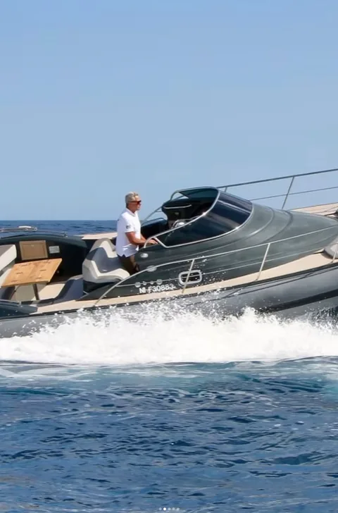 Client memory 9 aboard our yacht in Mykonos