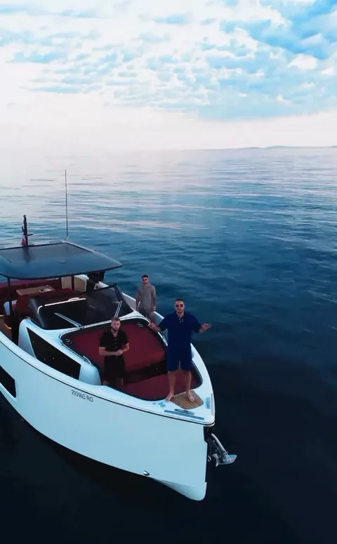 Client memory 19 aboard our yacht in Mykonos