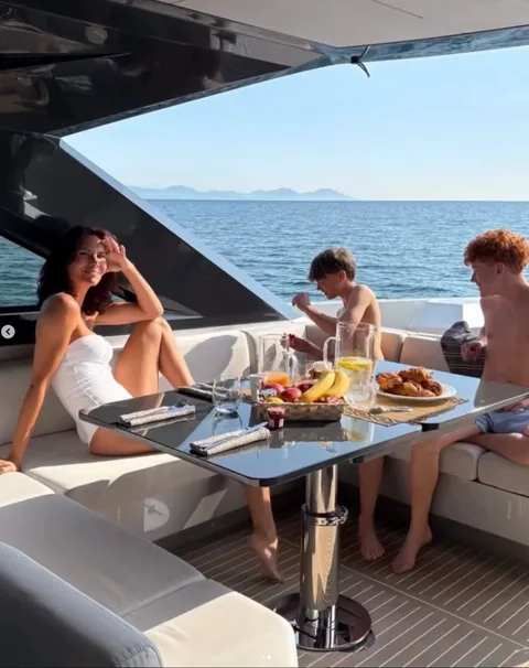 Client memory 22 aboard our yacht in Mykonos
